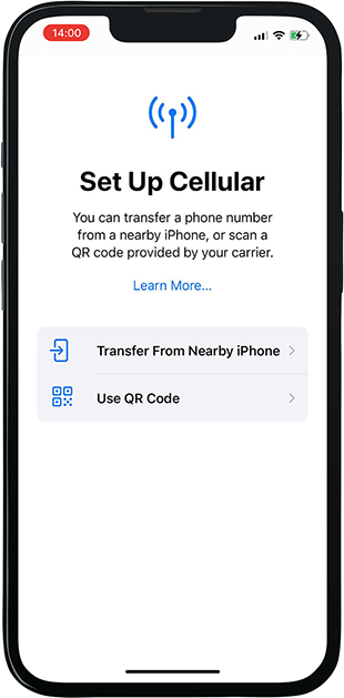 Set Up eSIM on iPhone