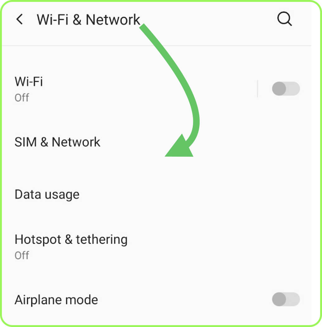 Go to SIM Manager/SIM and Network