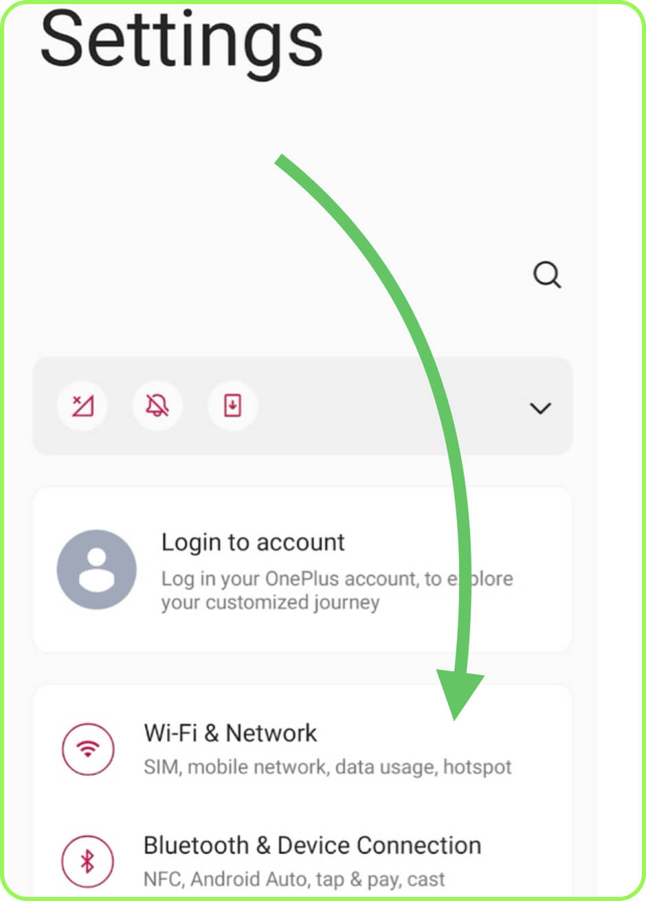 Open Wi-Fi & Network (Connections)